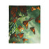 Bioengineered Butterfly Forest Plush Fleece Throw Blanket