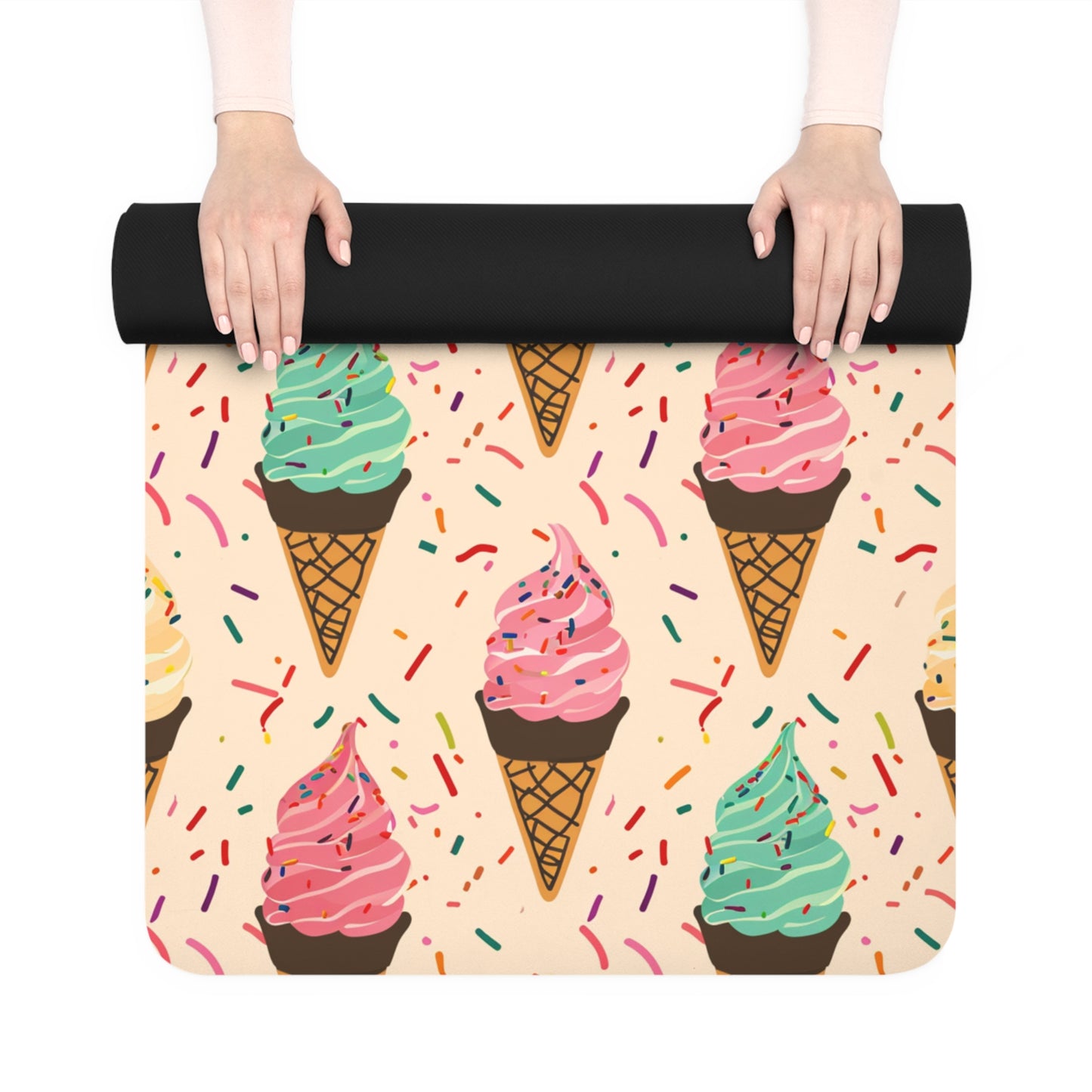 Sweet Treat Yoga Mat: Sprinkle Print