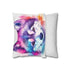 Cute Husky — 40×40 Cushion Cover — Sofa & Living Room Lifestyle View