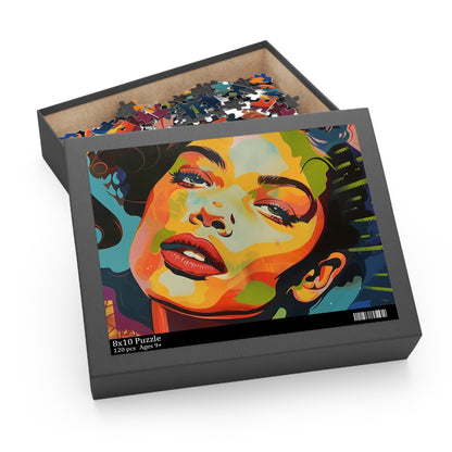 Pop Art Portrait Jigsaw Puzzle | Puzzle | Back-to-School, Fall Picks, Games, Holiday Picks, Home & Living, Puzzles, TikTok, Valentine's Day, Valentine's Day Picks | Prints with Passion