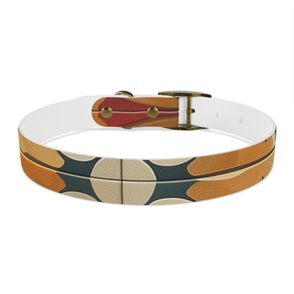 Tile Print Dog Collar: Handcrafted Chic Design