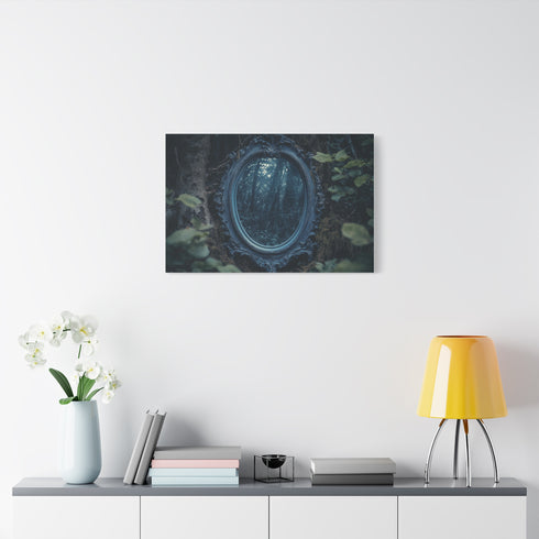 Enchanted Mirror in Haunted Forest — Canvas Wall Art — Product Detail View 7