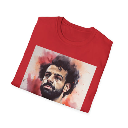 🎨 Pharaonic Flair: A Watercolor Masterpiece of Salah's Brilliance ⚽️🇪🇬