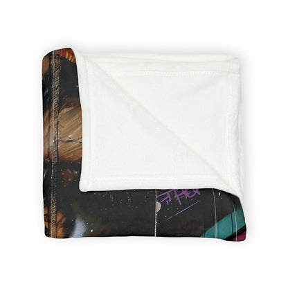 Urban Canvas Blanket:Embrace the Art of the Streets