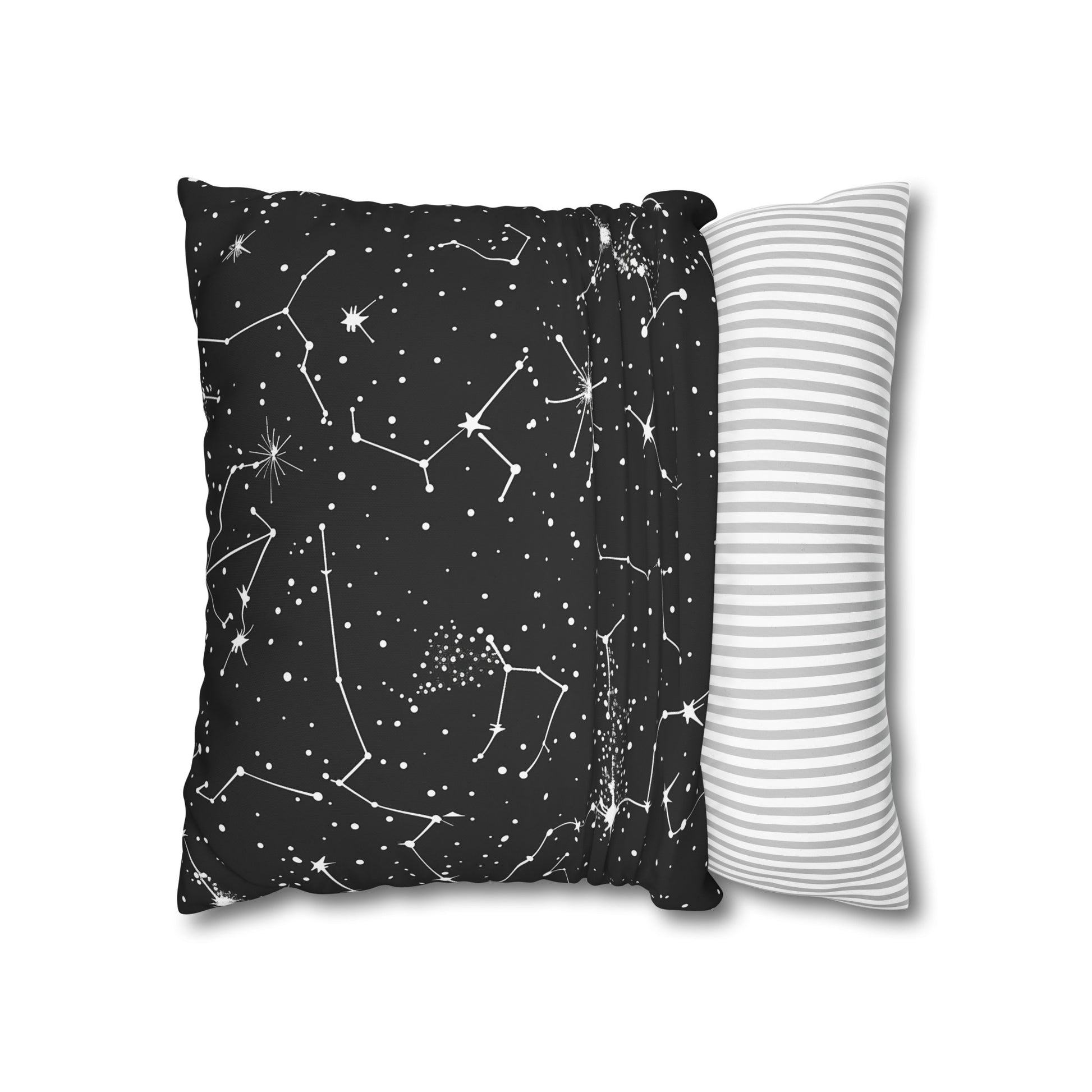 "Constellation Stars pillowcase with seamless galactic pattern for magical bedtime. Sleep under the stars with Starry Night Pillow Case."