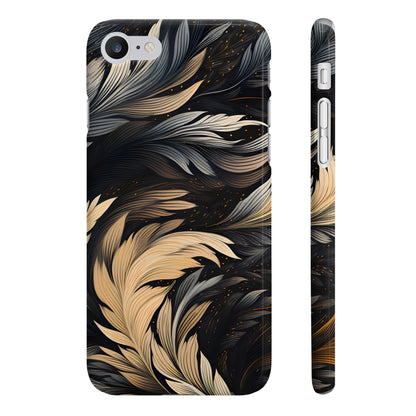 Inky Strokes: Textured Calligraphy Phone Case