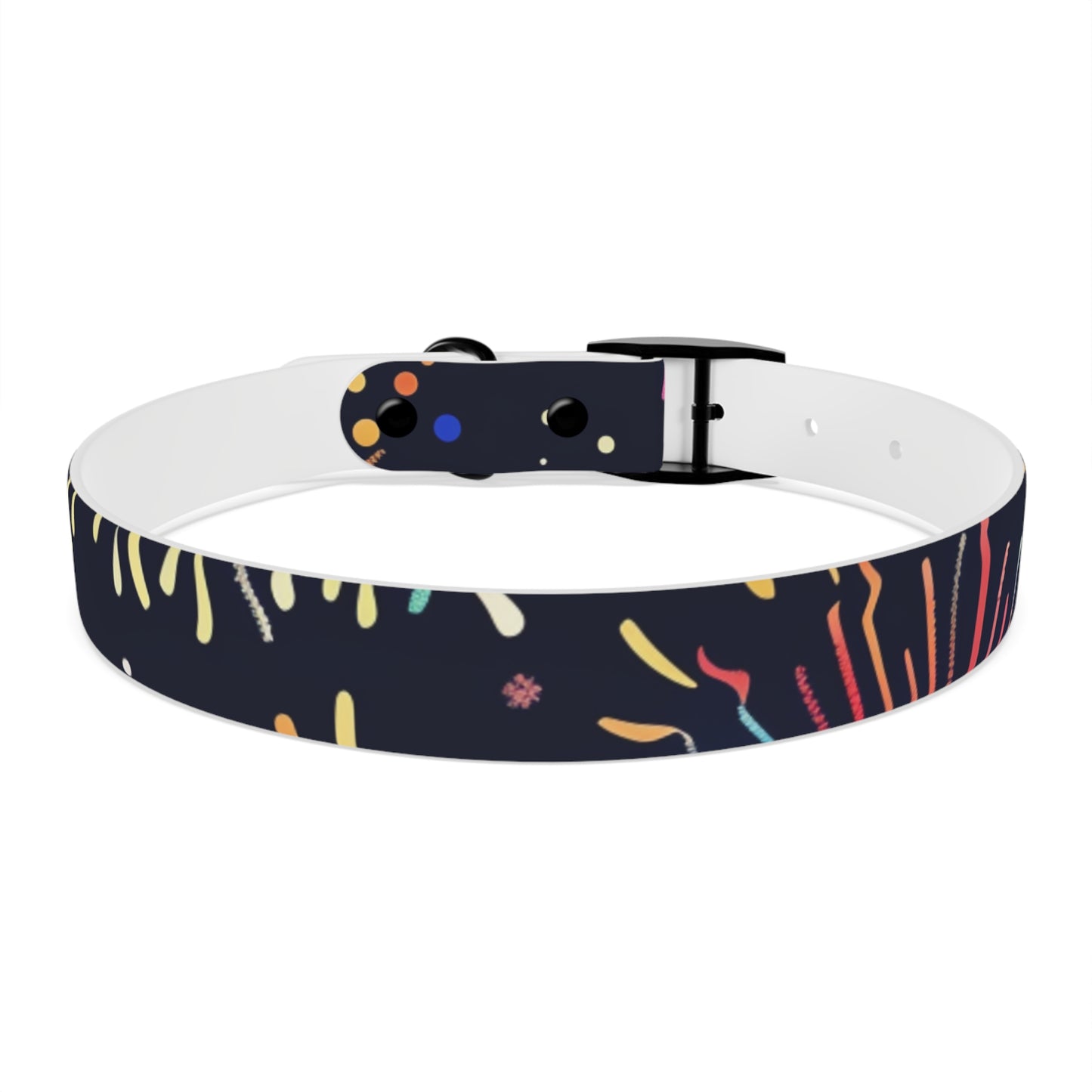 Festive Fireworks Dog Collar: Vibrant and Fun!