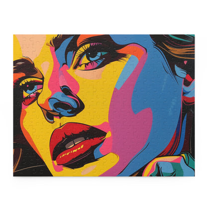 Colorful Pop Art Portrait Puzzle - Perfect Gift for Art Enthusiasts