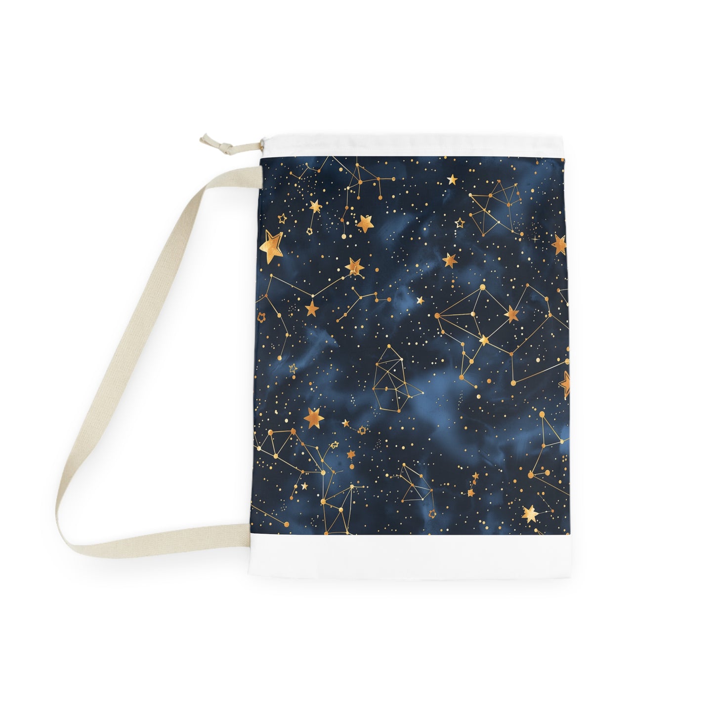 "Starry Night Laundry Bag - Constellation Stars seamless pattern for stylish organization"