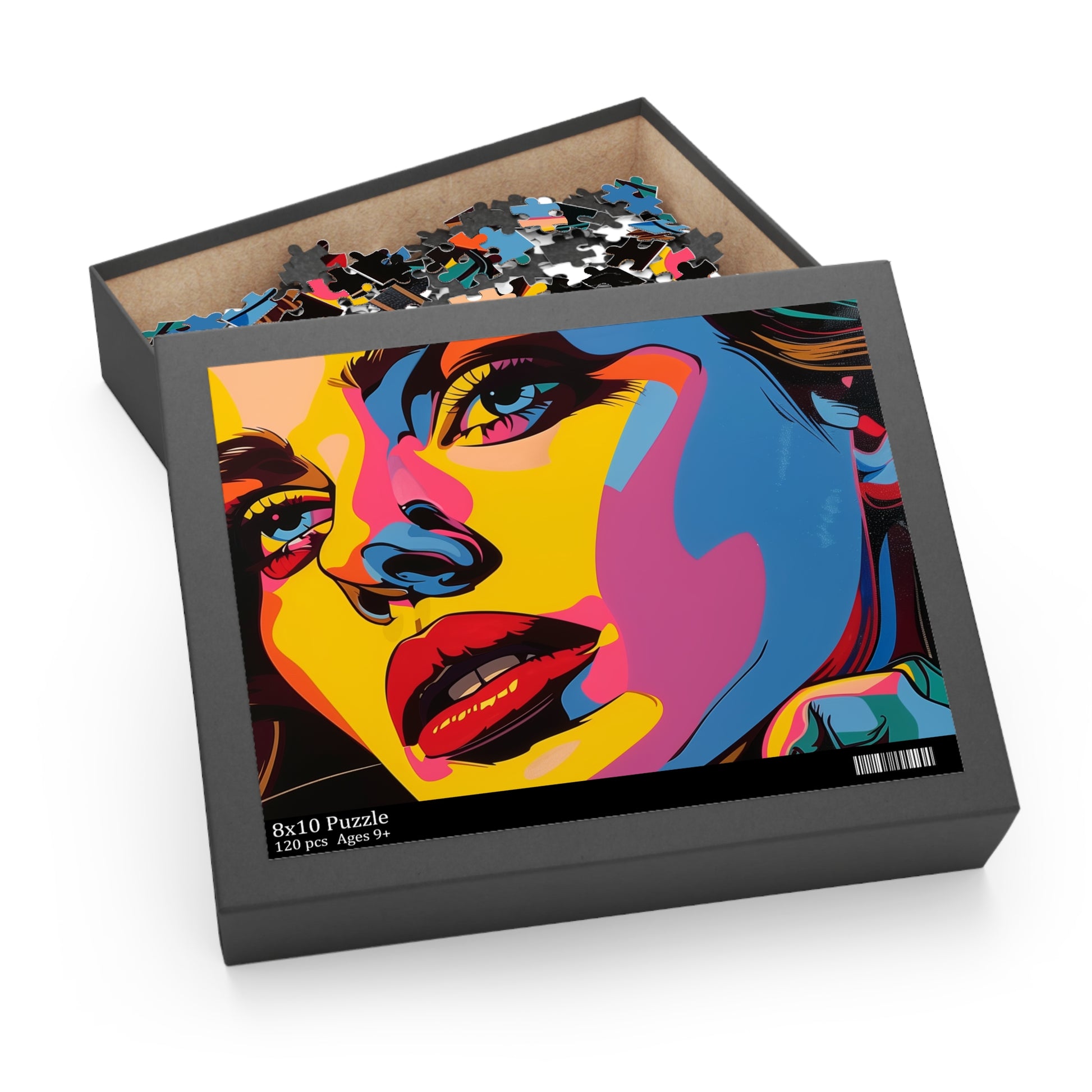 Pop Art Portrait Puzzle | Puzzle | Back-to-School, Fall Picks, Games, Holiday Picks, Home & Living, Puzzles, TikTok, Valentine's Day, Valentine's Day Picks | Prints with Passion