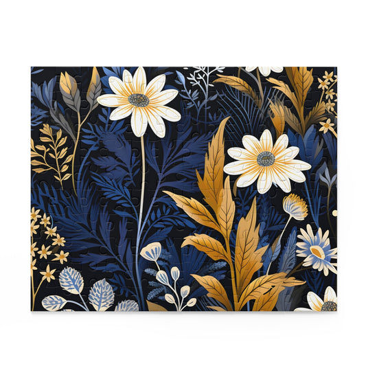 Wildflower Pattern Jigsaw Puzzle