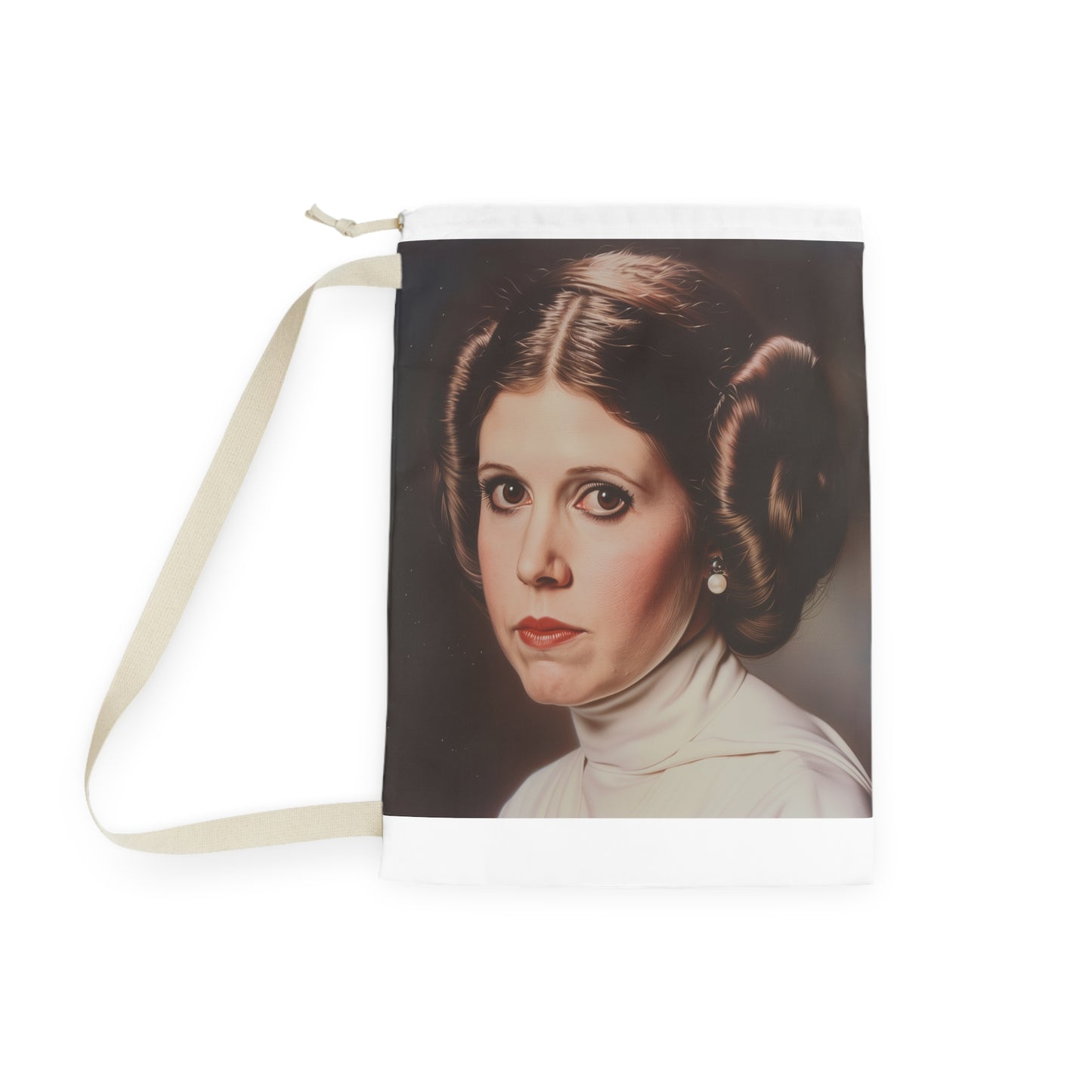 "Princess Leia Star Wars laundry bag for keeping clothes organized in style"