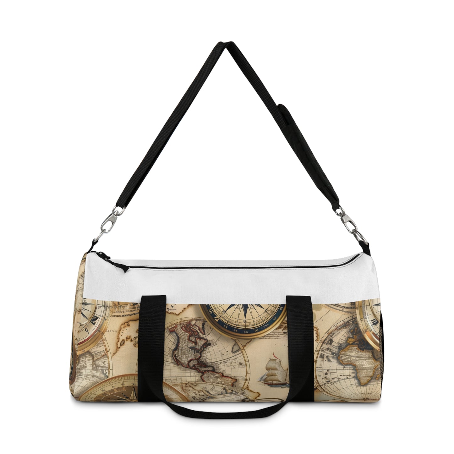 Explorer's Map Duffel Bag