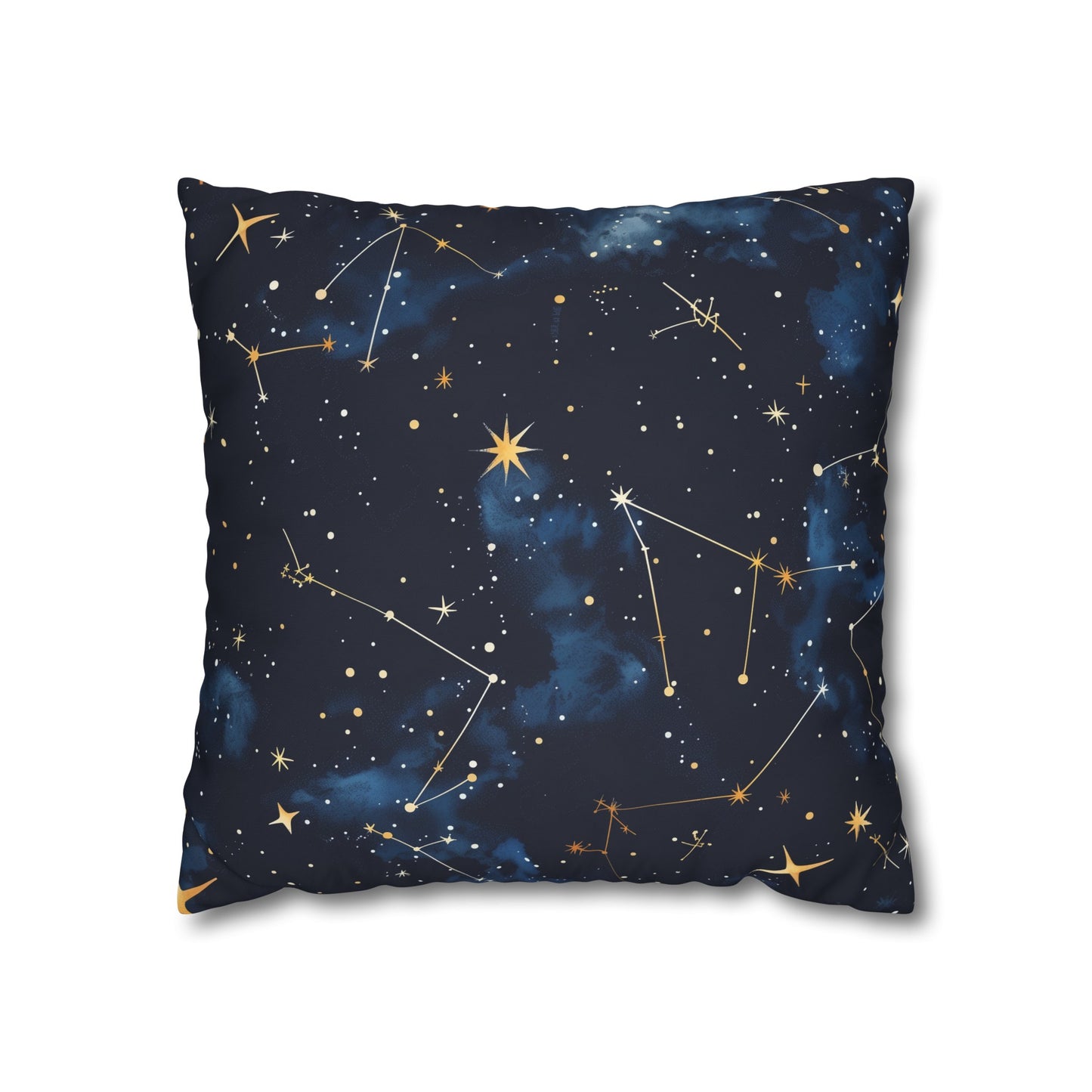 "Starry Night Pillowcase - Transform your bedroom with Constellation Stars design, sleep under twinkling stars"