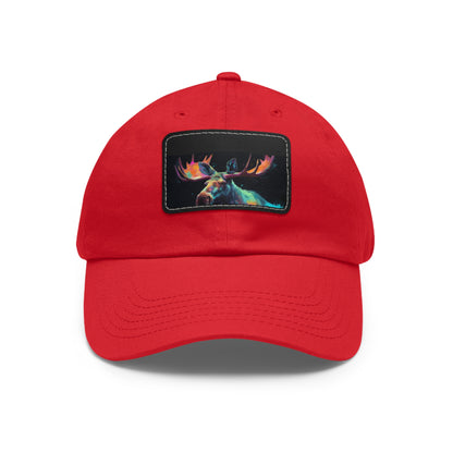 Wild and Beautiful Moose Watercolor Baseball Cap