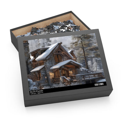 Rustic Mountain Cabin Puzzle | Puzzle | Back-to-School, Fall Picks, Games, Holiday Picks, Home & Living, Puzzles, TikTok, Valentine's Day, Valentine's Day Picks | Prints with Passion