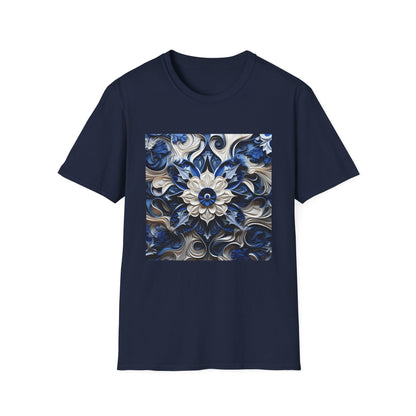 Porcelain Blue Blossom Tee