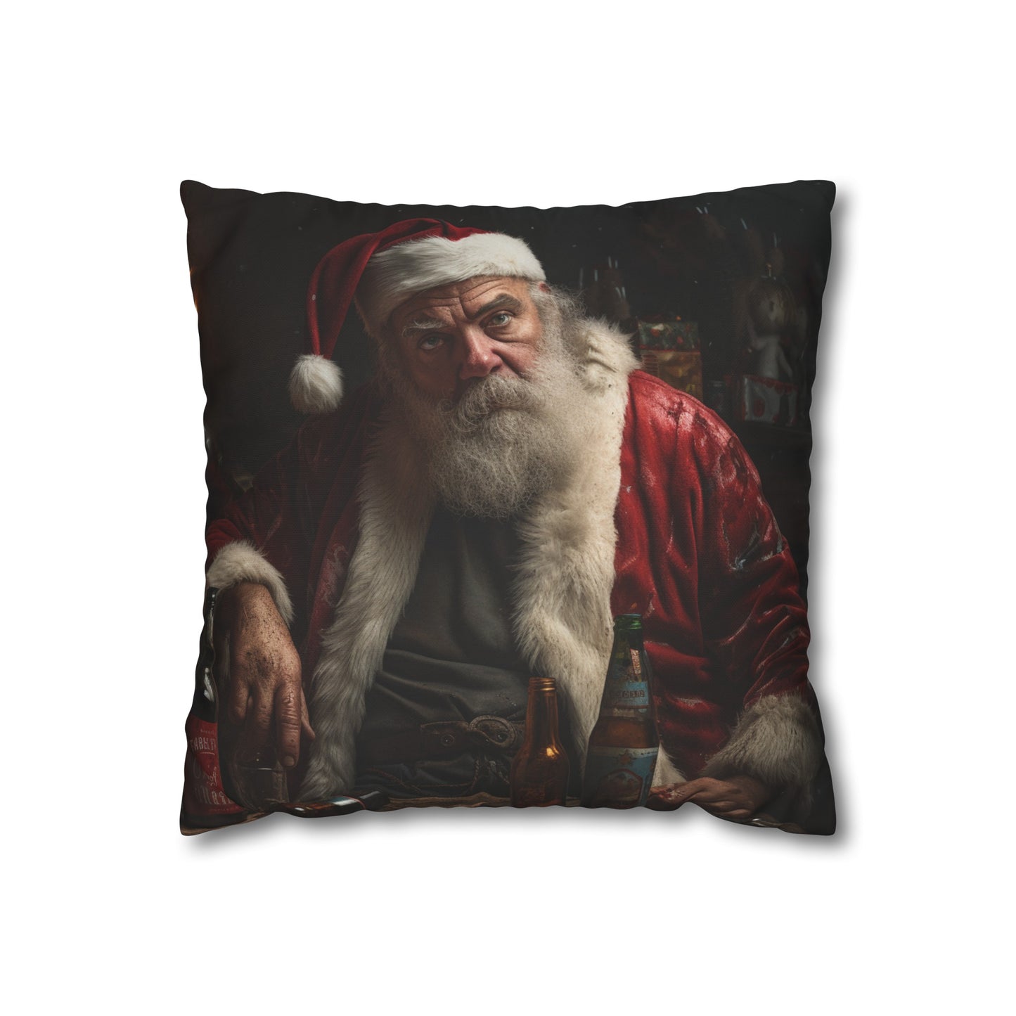 Bad Santa's Lair Pillowcase | Pillow Cases | All Over Print, AOP, Bed, Bedding, Home & Living, Indoor, Pillow Case, Pillow Covers, Pillows & Covers, Sublimation | Prints with Passion