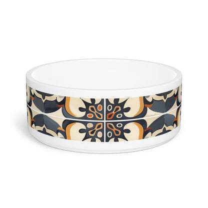 Tile Pet Bowl: Artisan Elegance