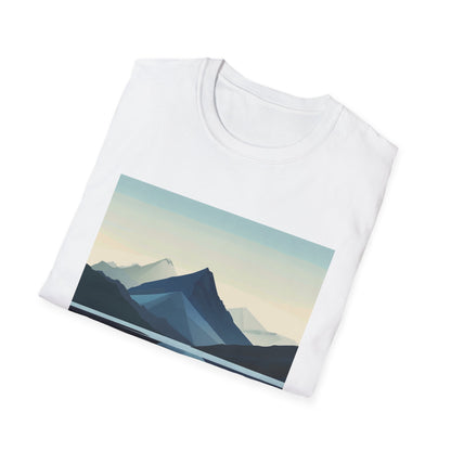 Mountain Shirts: Minimalist Landscape, Mountain Range & Silhouette