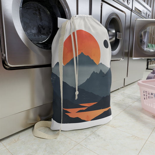 Mountain Sunrise Laundry Bag | Home Decor | Accessories, All Over Print, AOP, Bags, Laundry, Sublimation | Prints with Passion