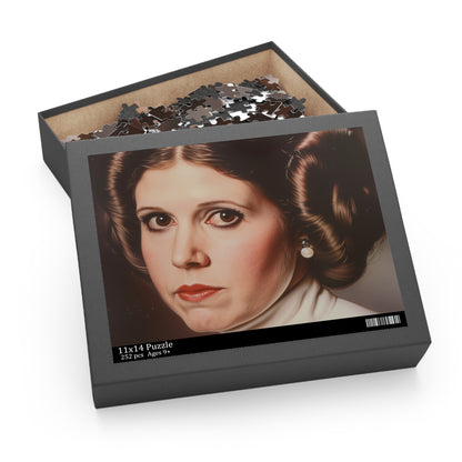 Star Wars Princess Leia Galactic Jigsaw Puzzle - Piece together the iconic Rebel Alliance leader in this stunning puzzle.