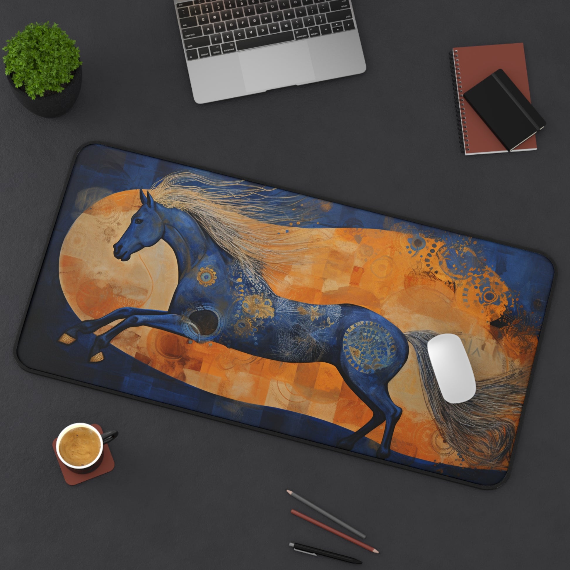 Horsefull Body Desk Mat | Desk Mat | Accessories, Back-to-School, Desk, Fall Bestsellers, Home & Living, Mouse pad, Mouse Pads, Mousepad, Seasonal Picks, Stationery, TikTok | Prints with Passion