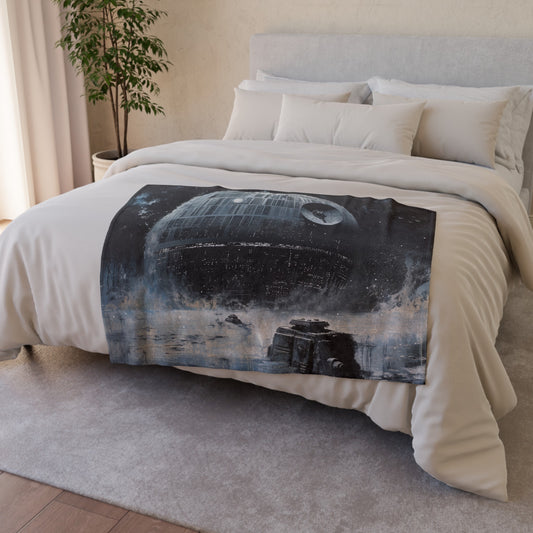 the ultimate weapon of the Imperial fleet. Embrace the power of the Empire with this cozy and stylish Blanket that combines the Lego  theme with the epic saga of Star Wars. Whether you're lounging on the couch or gearing up for a movie marathon