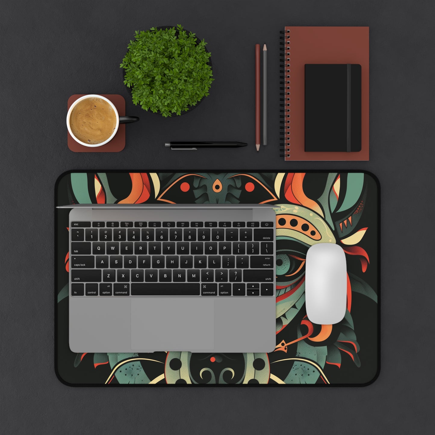 Neon Jungle Desk Mat: Elevate Your Workspace