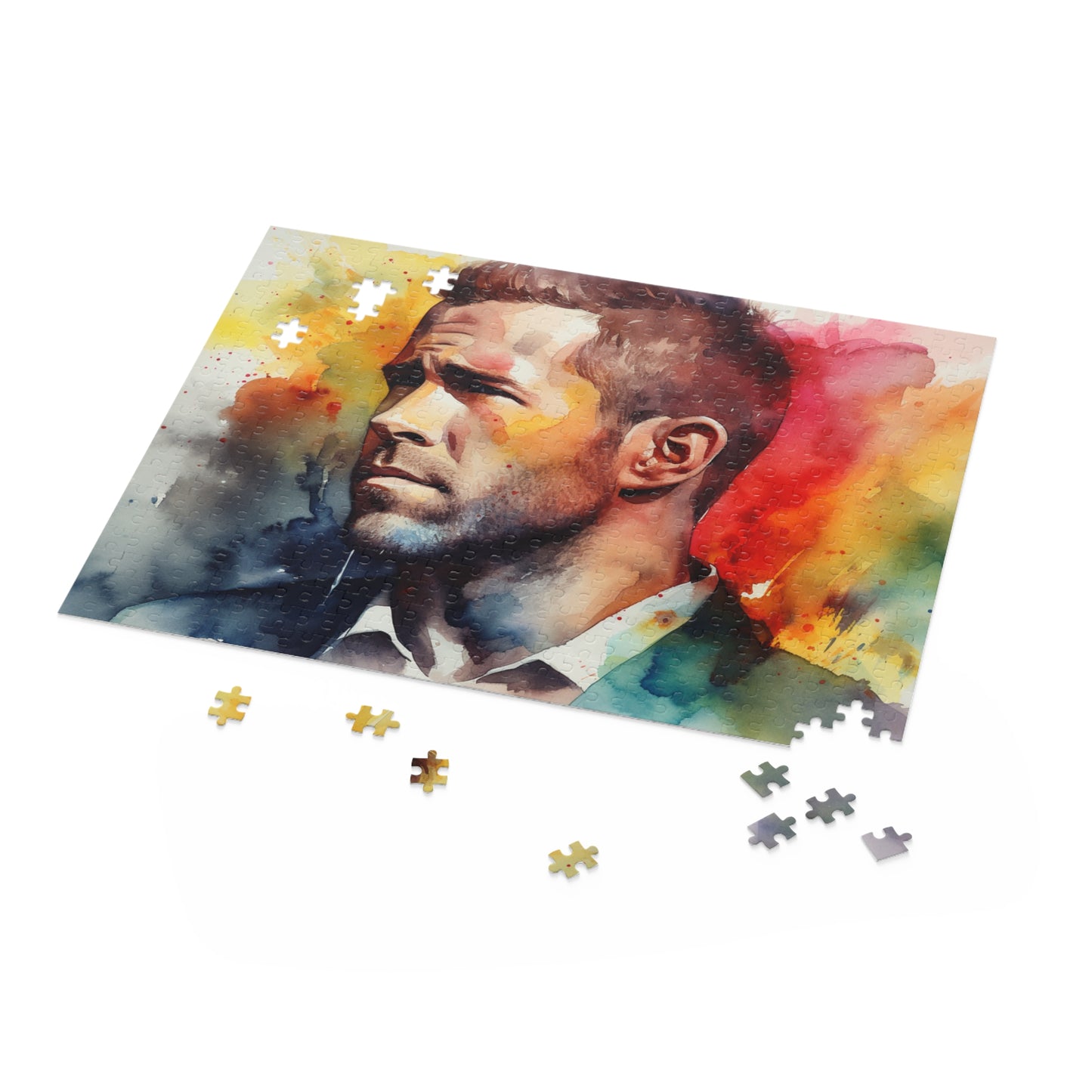 Ryan Reynolds Watercolor Jigsaw Puzzle