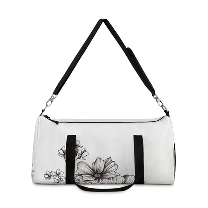 Floral Sketch Duffel Bag