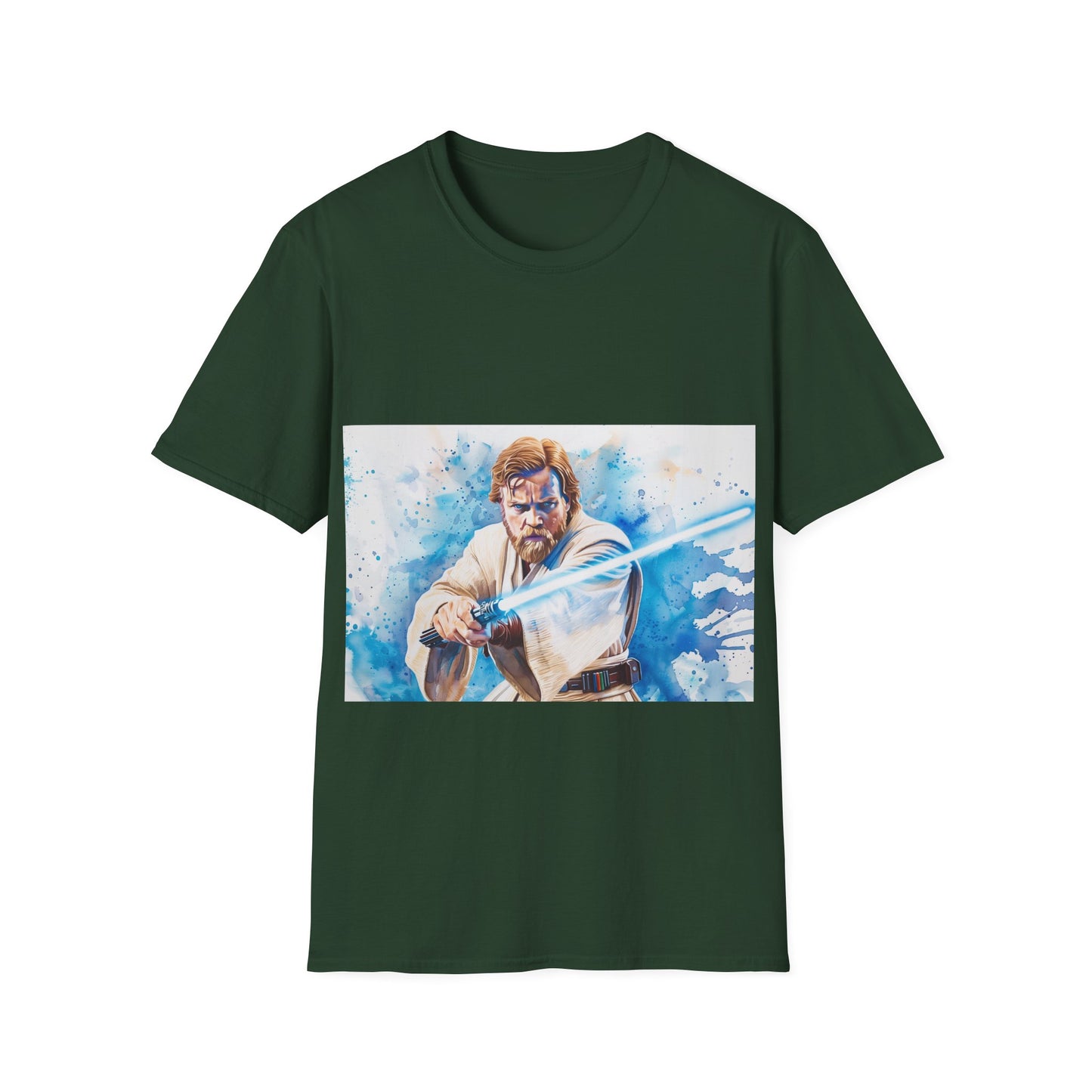 Blue Lightsaber Master Tee: Obi Wan Kenobi