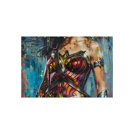Wonder Woman Painting Poster