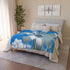 Wind Turbine Shaped Like Flower Petals — Plush Fleece Throw Blanket — Product Detail View 9
