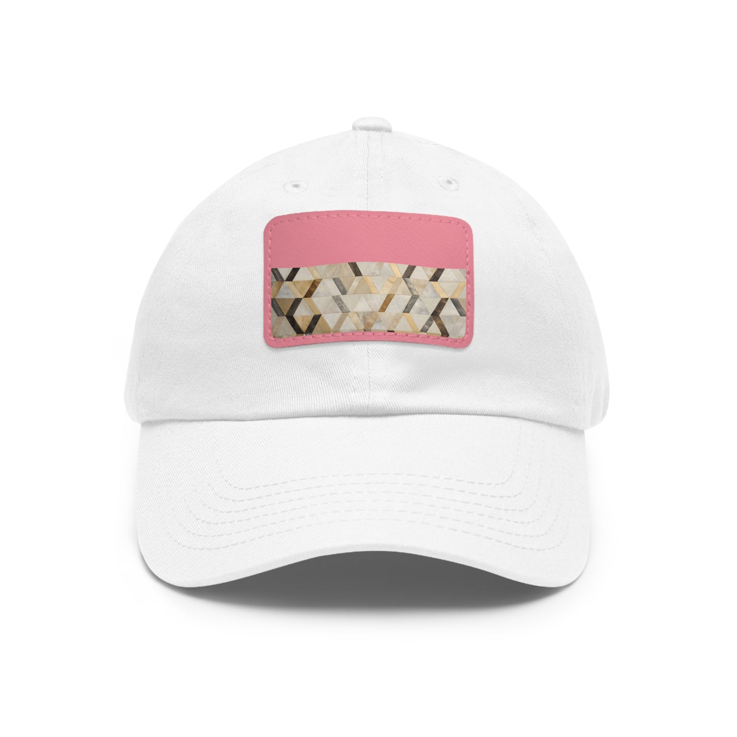 Golden Cream Kilim Chic Baseball Cap