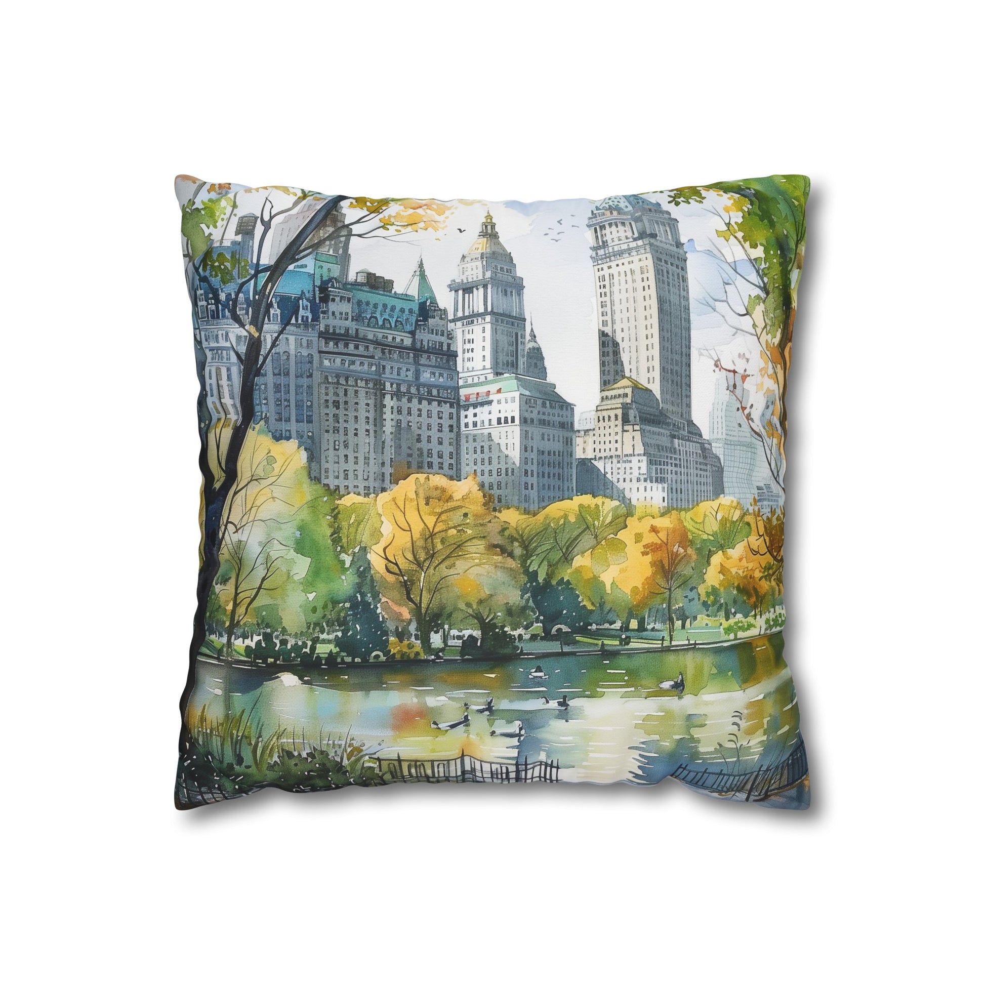 Central Park Oasis Pillowcase | Pillow Cases | All Over Print, AOP, Bed, Bedding, Home & Living, Indoor, Pillow Case, Pillow Covers, Pillows & Covers, Sublimation | Prints with Passion