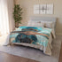 Mirror Planet Reflecting Earths Dreams Plush Fleece Throw Blanket