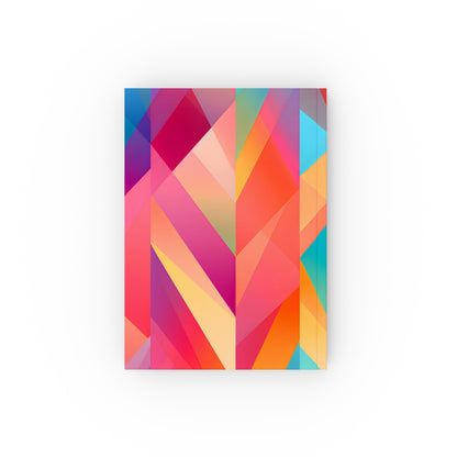 "Summer Geometry Journal - Vibrant geometric design, perfect for creative ideas and memories. High-quality material, stylish, and versatile. Makes a great gift! Shop now."