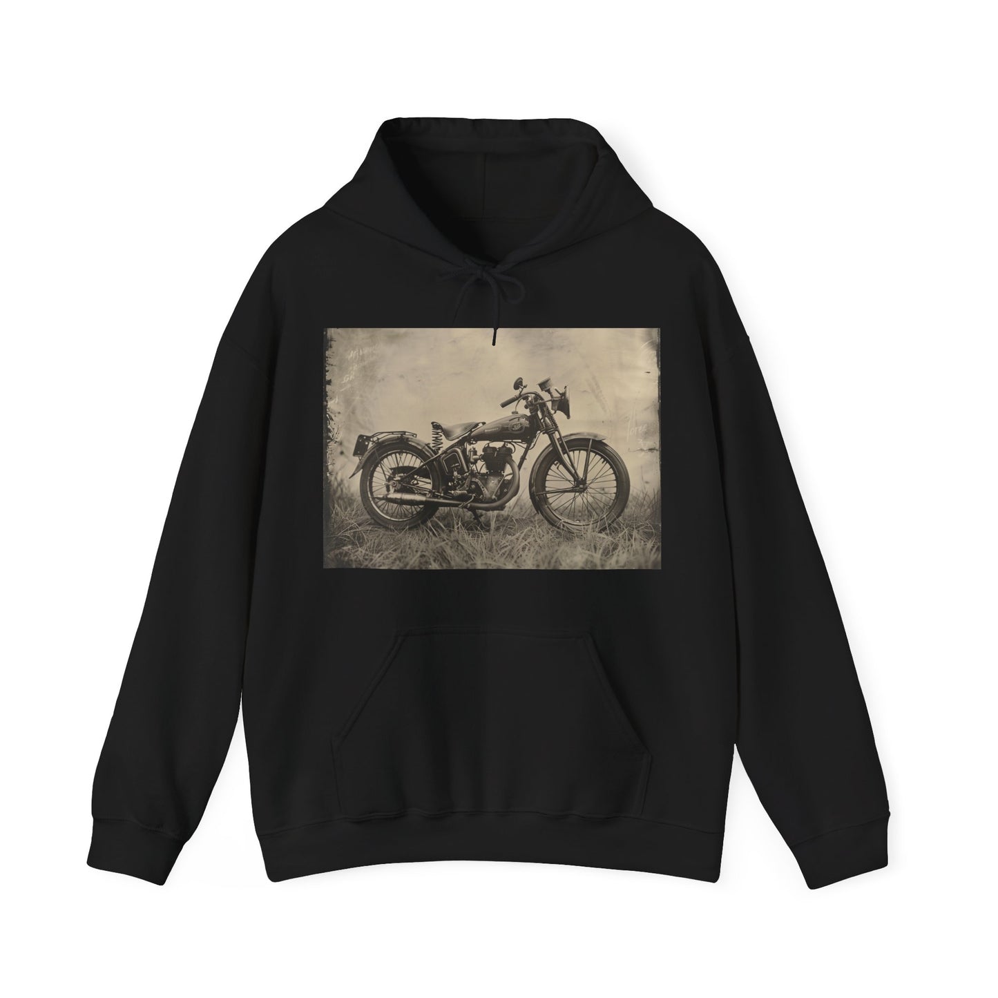 Timeless Trails: Capture the Spirit of Vintage Motorcycle Adventure in this Classic Moto Hoodie | Hoodies | DTG, Hoodies, Men's Clothing, Regular fit, Unisex, Women's Clothing | Prints with Passion