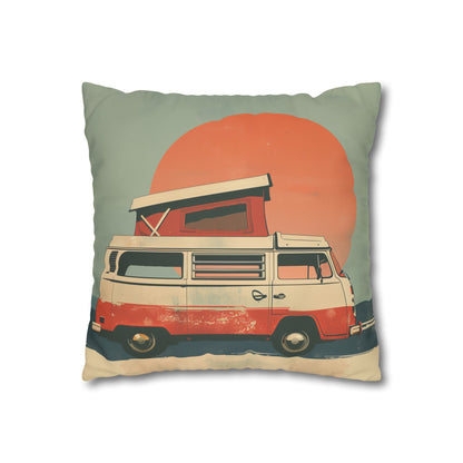 "Sunset Camper Dreams Pillowcase - High-Quality, Stylish, and Perfect for All Seasons | Makes a Great Gift - Shop Now!"