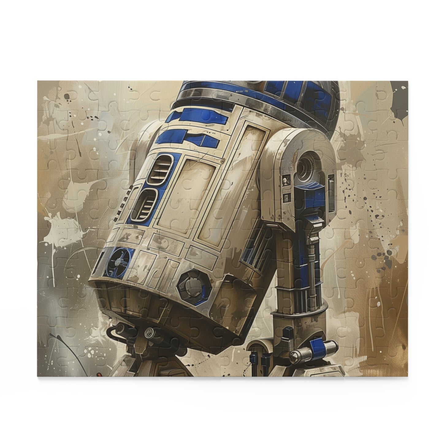 "R2-D2 Star Wars jigsaw puzzle - join R2-D2 on a galactic adventure, perfect for fans"