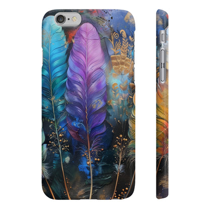 Boho Dreams: Feather Art Phone Case