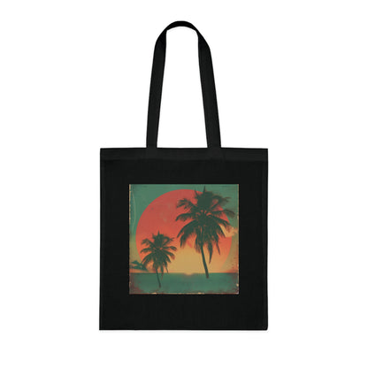 Golden Hour Palms Tote Bag