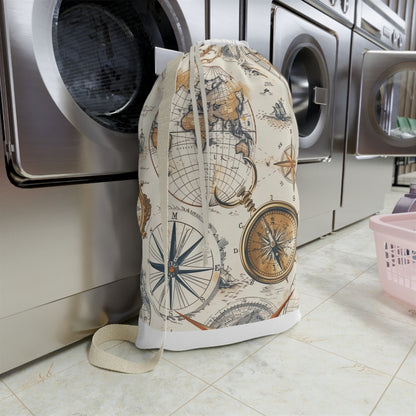 Vintage Maps Laundry Bag | Home Decor | Accessories, All Over Print, AOP, Bags, Laundry, Sublimation | Prints with Passion