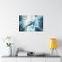 Glass Whale Swimming Through Skyscrapers — Canvas Wall Art — Product Detail View 7