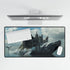 Sky Whale Floating Castle Fantasy Gaming XXL Extended Desk Mat - View 5 | Prints With Passion