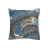 Sky Temple Rotating in Zero Gravity — 40×40 Cushion Cover — Double-Sided Back & Concealed Zip Detail