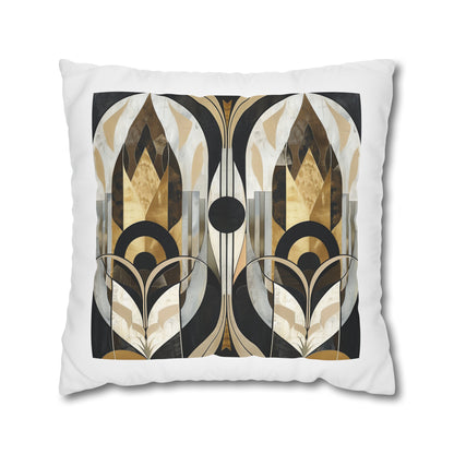 Custom Square Poly Canvas Pillowcase - Add personality to any room with this double-sided printed pillowcase made of durable polyester canvas. Choose from multiple sizes.