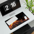 Volcano Erupting into Music Notes — XL & XXL Desk Mat — Product Detail View 7
