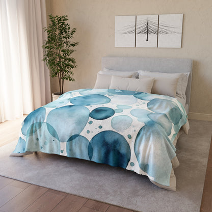 perfect for gifting to loved ones. The Oceanic Eyes Blanket is a must-have for anyone looking to add a touch of style and warmth to their home decor. Perfect for snuggling up on the couch on a chilly night or adding a pop of color to your living room. Gift it to a loved one or keep it for yourself